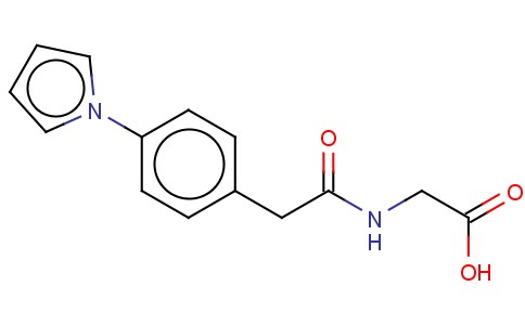 GLYCINE, N-((P-(1-PYRROLYL)PHENYL)ACETYL)-